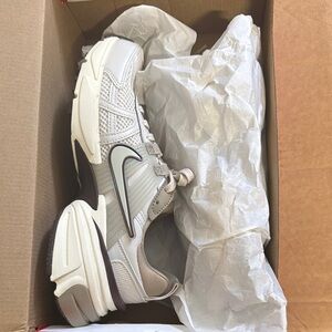 W Nike V2K Run Beige and White Sneakers